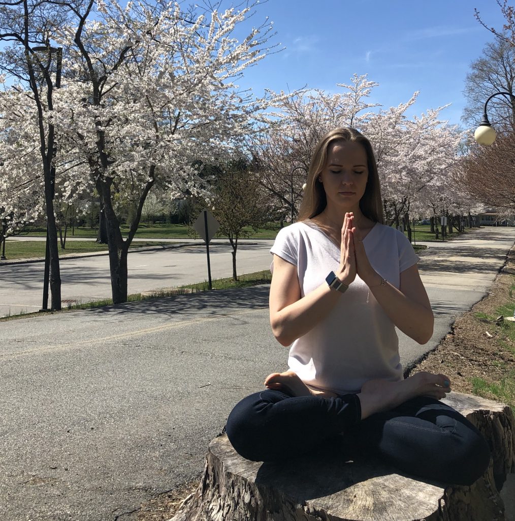 meditation in spring