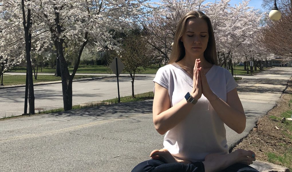 meditation in spring