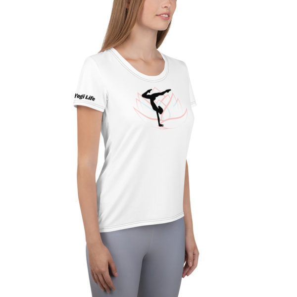 Living Yogi Life Women's Athletic T-shirt - Image 2