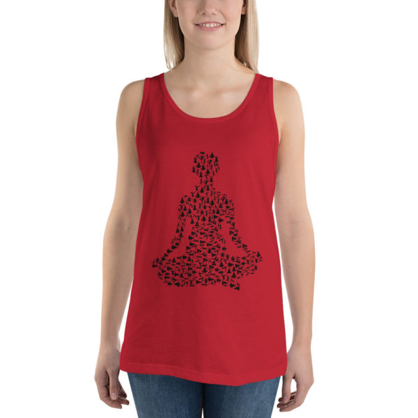 Meditation Unisex Tank Top - Image 5