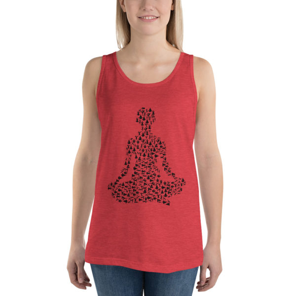 Meditation Unisex Tank Top - Image 6