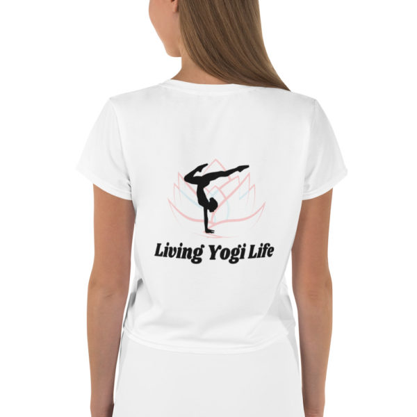 Tree of Life Living Yogi Life Crop Tee - Image 2