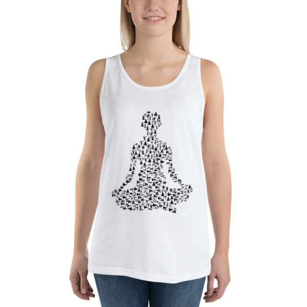 Meditation Unisex Tank Top - Image 2