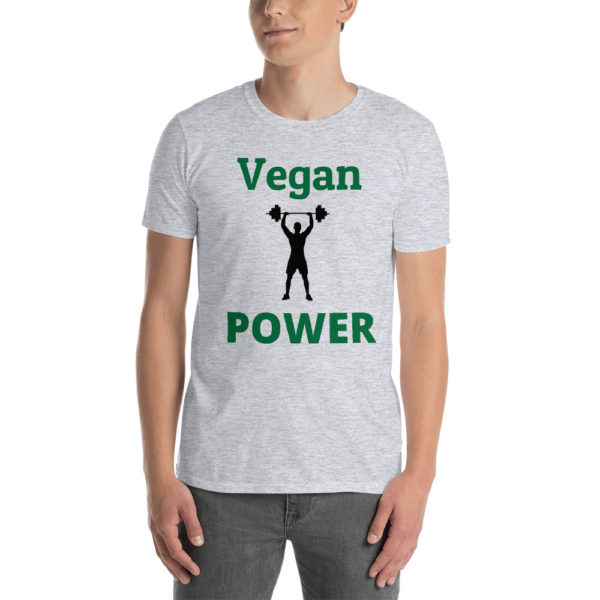 Vegan Power Short-Sleeve Unisex T-Shirt - Image 2