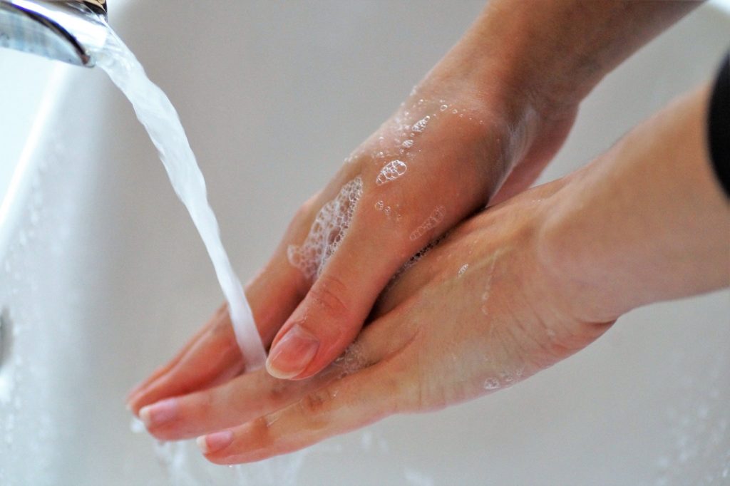 Personal hygiene. Coronavirus- wash your hands