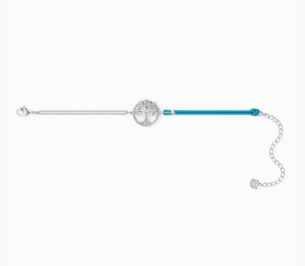 Swarovski SYMBOLIC TREE OF LIFE BRACELET, Blue, Rhodium -5521494 - Image 2