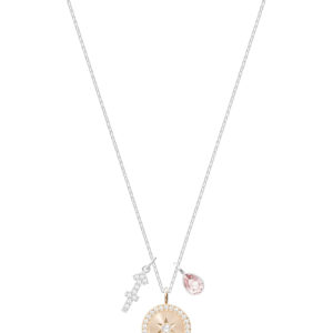Swarovski Zodiac Pendant SAGITTARIUS, Pink, Rhodium Plating -5349221