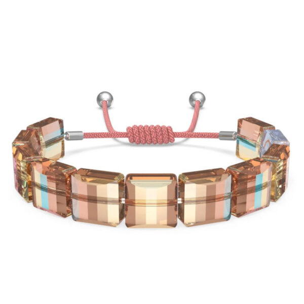 Swarovski Letra Bracelet INFINITY, Orange, Rhodium Plated - 5615002 - Image 2