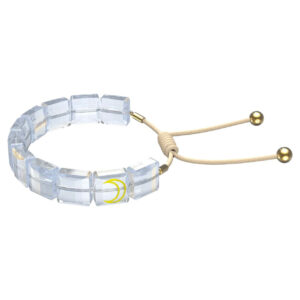 Swarovski Letra Bracelet YELLOW MOON, White, Gold-tone Plated - 5615863