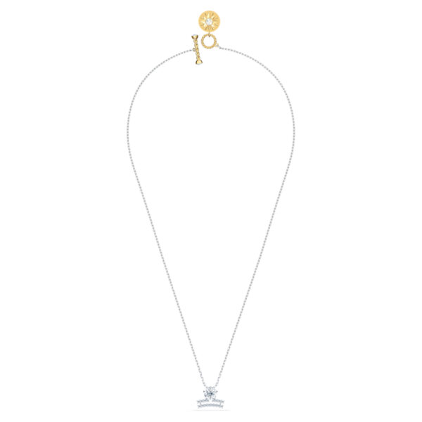 Swarovski Zodiac II Pendant Necklace, LIBRA, White, Mixed Metal Finish -5563895 - Image 2