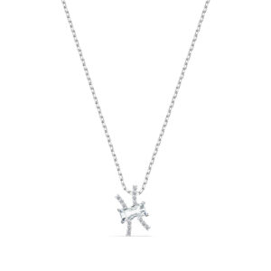 Swarovski Zodiac II Pendant Necklace, PISCES, White, Mixed Metal Finish -5563896
