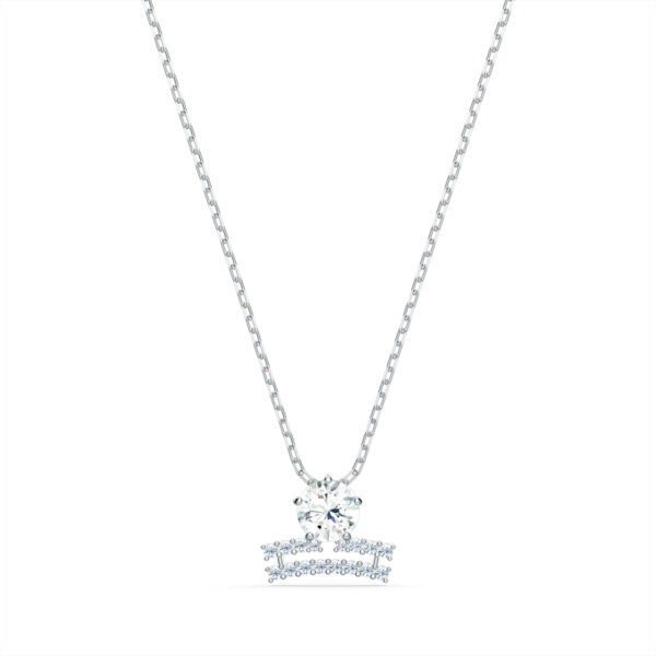 Swarovski Zodiac II Pendant Necklace, LIBRA, White, Mixed Metal Finish -5563895