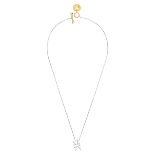 Swarovski Zodiac II Pendant Necklace, PISCES, White, Mixed Metal Finish -5563896 - Image 2